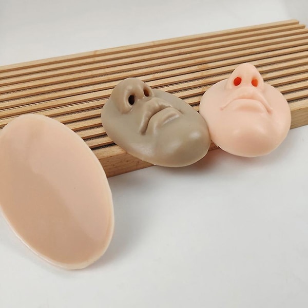 3D silikonitatuointi kasvot huulet malliharjoitus iho nenämeikki kosmeettinen koulutus