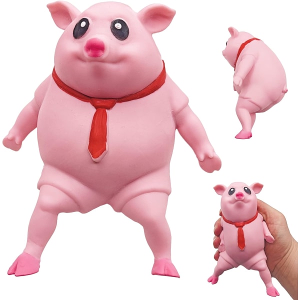 Squishy Pig Stress Squishy Piggie Squeeze Legetøj Anti-Angst Sjov Pink Pig Legetøj Rebound Bold Fidget Legetøj Ælt Sand Legetøj Knib Stress Lindre