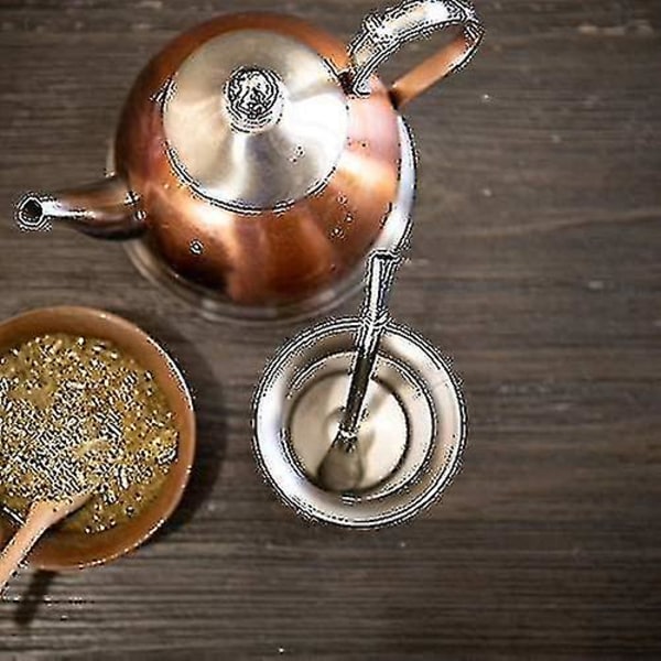 18/8 rustfritt stål Yerba Mate Sett - Dobbelvegget Mate Tekopp