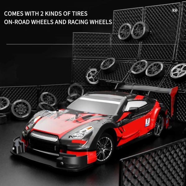 RC Drift Car 1/16 RC Car 2,4GHz 4WD 40km/h RC Race Car High Speed ​​Kids Gift RTR red