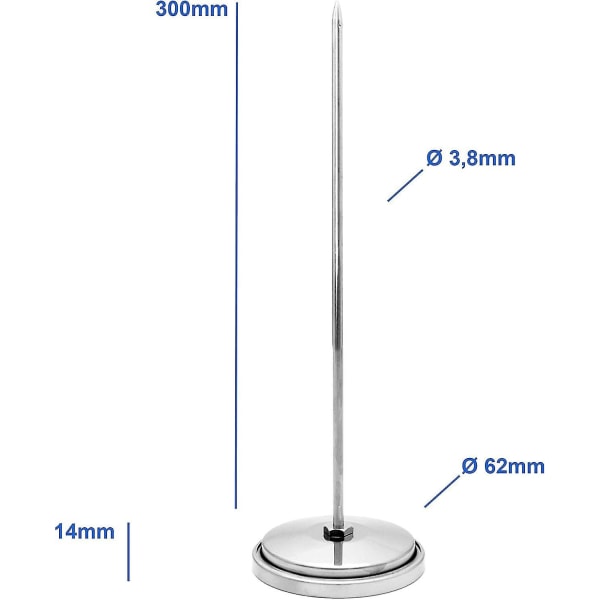 Termometer för Vedugn / Pizzaugn / Stenugn / 400 C / 30 Cmanalog, Bimetall.