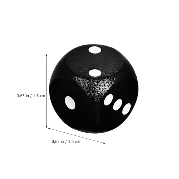25 kpl 6-puoliset nopat Pelinoppaat Juhla-nopat pelinoppaat Monipuoliset noppakannattimet puiset nopat