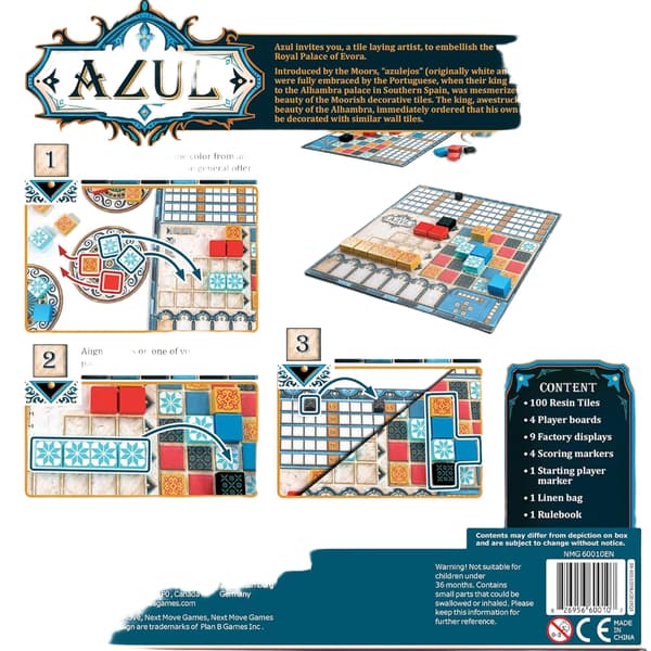 Plan B Games, Azul Laattojen Asettelupeli