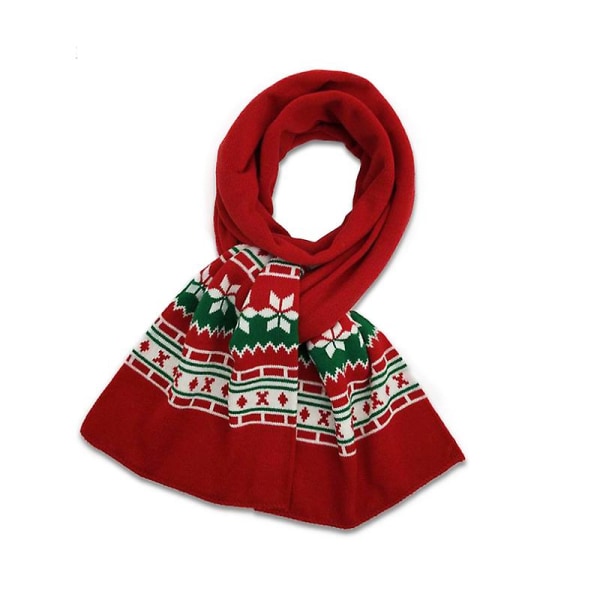 Julmössa, julscarf, 1 set julstickad mössa och set, julklappar
