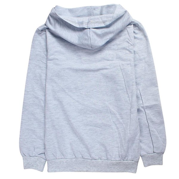 Barn Pojkar Prestonplayz Print Långärmad Casual Huvtröja Casual Pullover Toppar 7-16 år Grey 9-10 Years