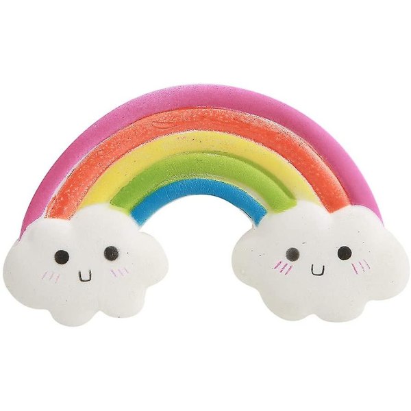 Squishies Rainbow Bridge Sakte stigende Kawaii-duftende myke squishieleker