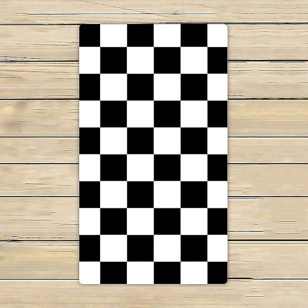Rutigt Svart Vitt Rutmönster Strandbadhanddukar Badrum Kropp Dusch Handduk Badlakan 40x70 Cm