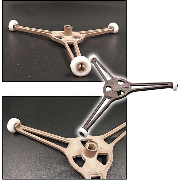 Mikrobølgeovn Roterende Kryds Drejeskive, Universal Mikrobølgeovn Drejeskive Støtte Stand (24 cm)
