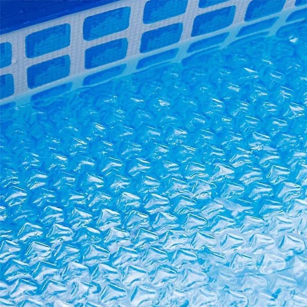260x170cm Pooloverdækning Rektangulær Poolbobleoverdækning Isolering Støvtæt Canvas Pooltæppe Pool AC