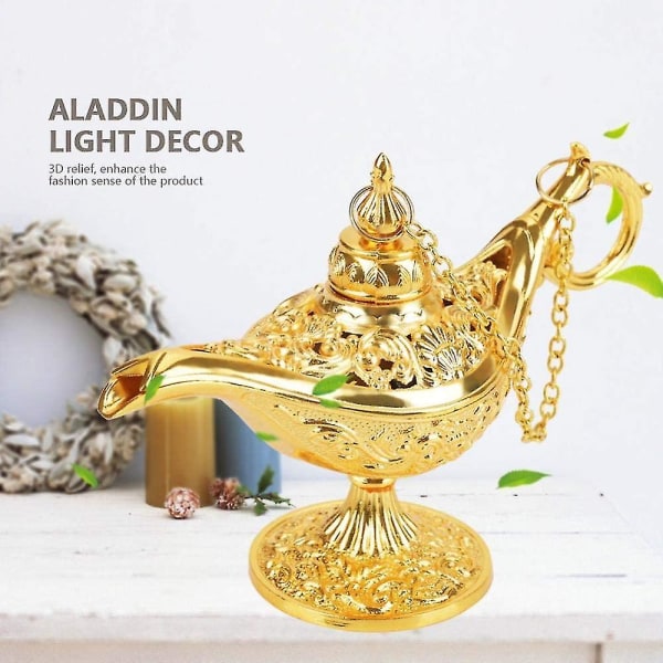 Metallskåret Aladdin-lampe Magic Vintage Home