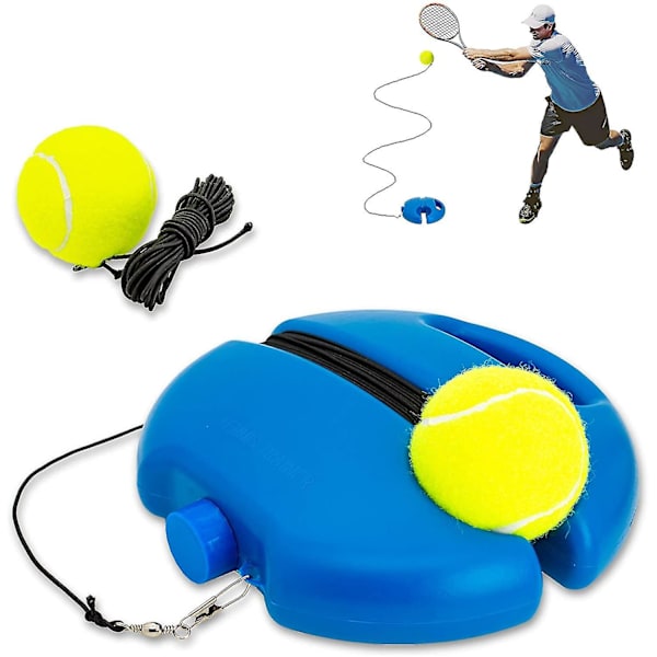 Tennis Træner Rebound Bold, Solo Tennis Træningsudstyr Til Selvtræning, Bærbart Tennis Træningsværktøj, Tennis Rebounder Kit, Inklusive 1 Snor