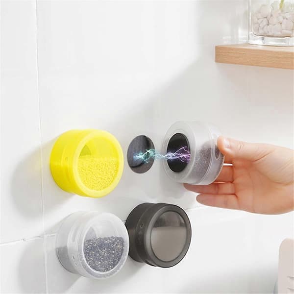 Magnetiska kryddburkar för magnetisk kylskåpsmagnet, kryddförvaringslåda med lock