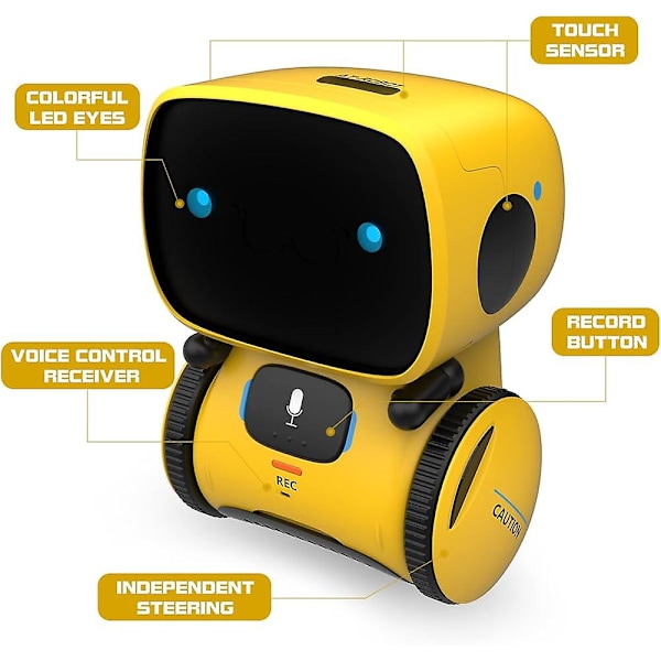 Smarte robotleker for barn, gutter og jenter, leker for 3 år og eldre, gaver
