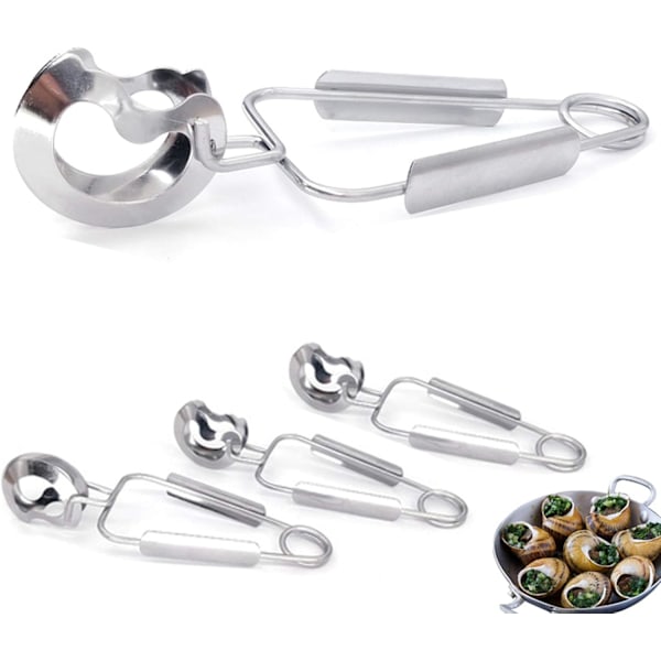 4-pack Rostfria Matpincetter