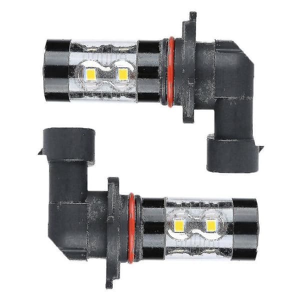 2 stk H10 50w 10smd Høy Effekt Bil LED Tåkelys Front Tåkelys