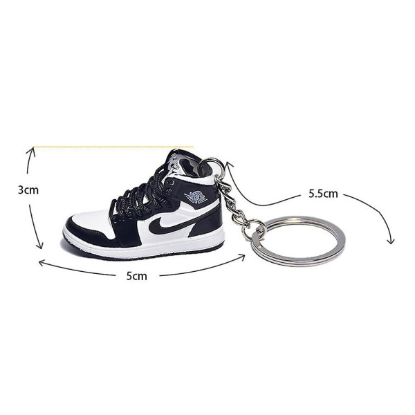 Mini Sneaker 3D nøglering nøglering fans gaver