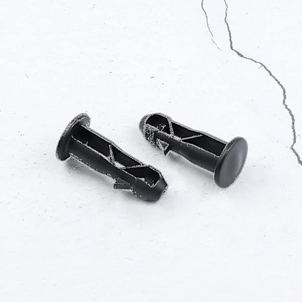 3 paria saranapultteja CAN roskakorin kannen astioihin, jotka sopivat 240/120/100/60l ulkokäyttöön tarkoitettuihin roskakoriin, 65 mm x 18 mm, musta muovi