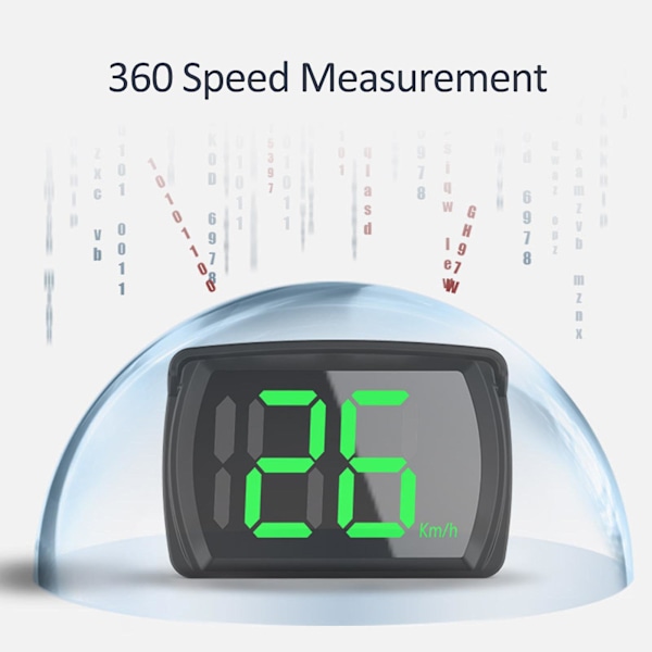 Halv Pris Udsalg Digital GPS Speedometer, Hud Bil Head Up Display Med Digital Hastighed I Km/t Og Mph, Sikre Køreværktøjer Ny