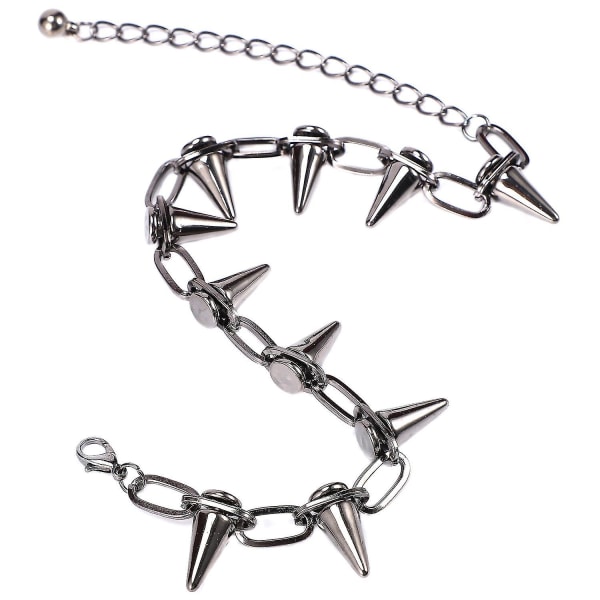 Metal Spikes Dubbar Nitar Punk Goth Halsband Choker Collar-haoyi