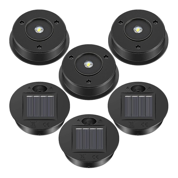 6 stk Solcellelamper 7 Lumen Solcellelykter Deler Kompatibel Utendørs Henge