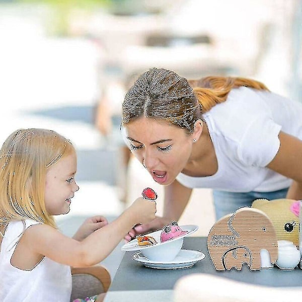 Fars Dag Elefant Mor och Barn Elefant Mor och Bebis Mors Dag Present Utsökt