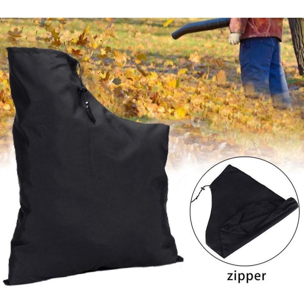 Vacuum Catch Bag med lynlås - Drænpose til blæsere og støvsugere, til opsamling af bladstøv