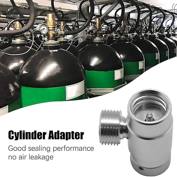 Silver Soda Stream Adapter, Tr21-4 Till W21.8 För Akvariecylintrar