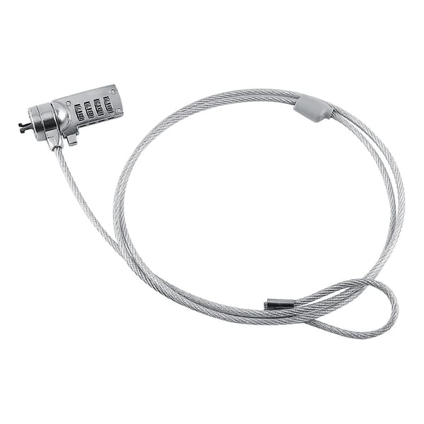 Laptop Kombinations Sikkerhedslås Kabel Kæde Tyverisikring 4-cifret Kodeord Til Notebook PC