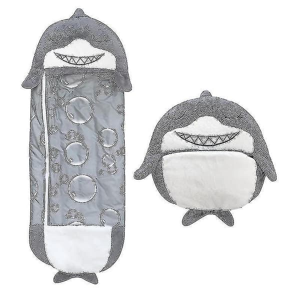 Sovsäck Barn Lazy Varm Sovsäck Pyjamas Barn Kudde_y Gray 180x70cm