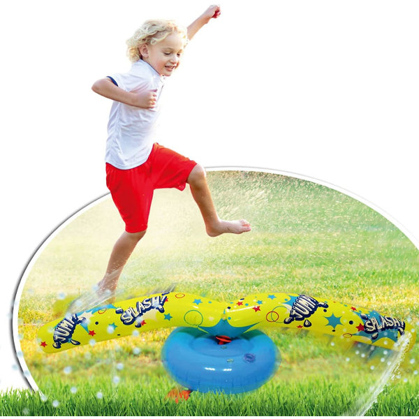 Oppustelig vandspray legetøj | Børn Leger Rund Vand Spray Stick | Børnesprinkler sommer udendørs legetøj til sommerunderholdning i baghaven og haven