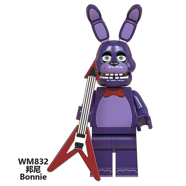 8 st/set Five Nights At Freddy's Minifigurer Freddy Foxy Byggande