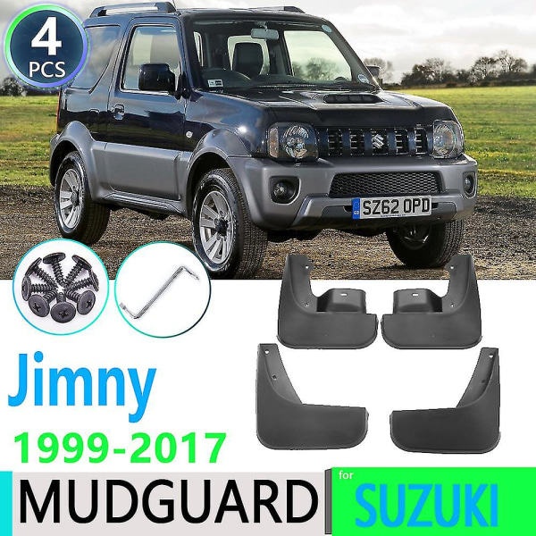 För Suzuki Jimny Jb 1999~2017 2000 2001 2003 2004 2005 2006 Stänkskydd Stänkskydd Stänkskydd Stänkklaff Biltillbehör