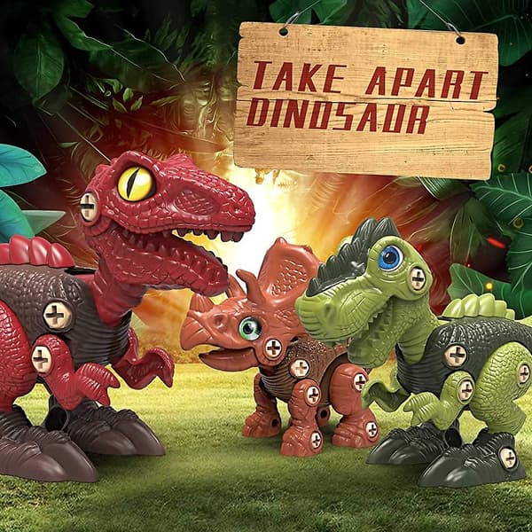 Dinosaur Påskeegg Demonterbare Dinosaurleker For Gutter Dinosaur Egg DIY Bygging