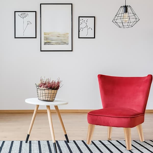1 Sæt Nordisk stil bordben møbelben egetræ massivt træ sofa