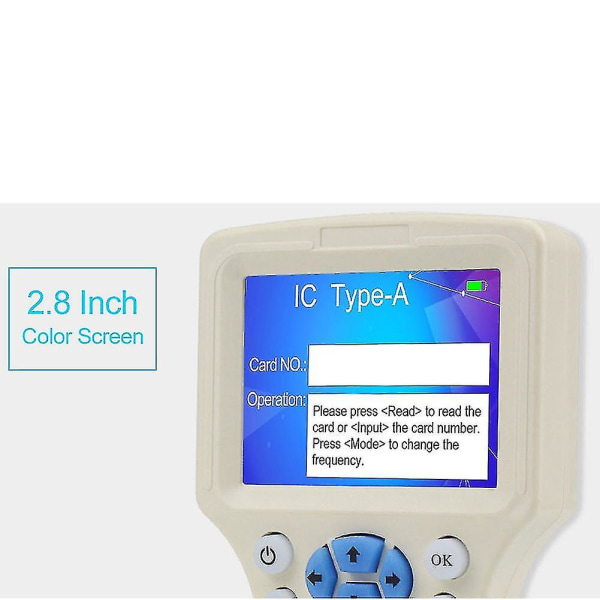 10 Frekvens Nfc Smart Card Reader Writer Rfid Kopimaskine Duplikator 125khz 13.56mhz Usb Kopier Krypteret