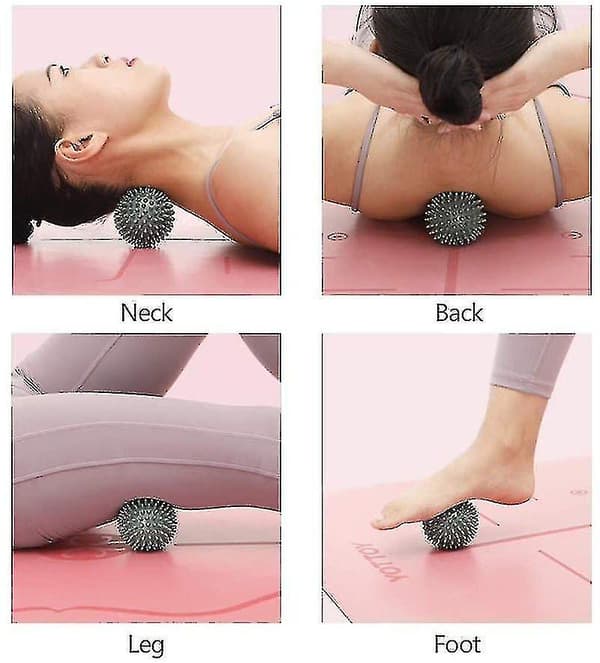 Sæt med 2 Pindsvin Bold Sæt med Knopper, Pindsvin Bold, Massagebolde
