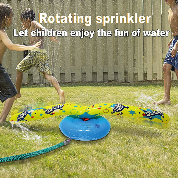 Oppustelig vandspray legetøj | Børn Leger Rund Vand Spray Stick | Børnesprinkler sommer udendørs legetøj til sommerunderholdning i baghaven og haven