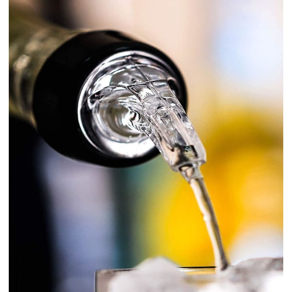 12-pack automatisk uppmätt flaskhäll, 30 ml barutlopp som inte läcker, snabb skott spritmått häll drycker vin cocktail dispenser hem bar till
