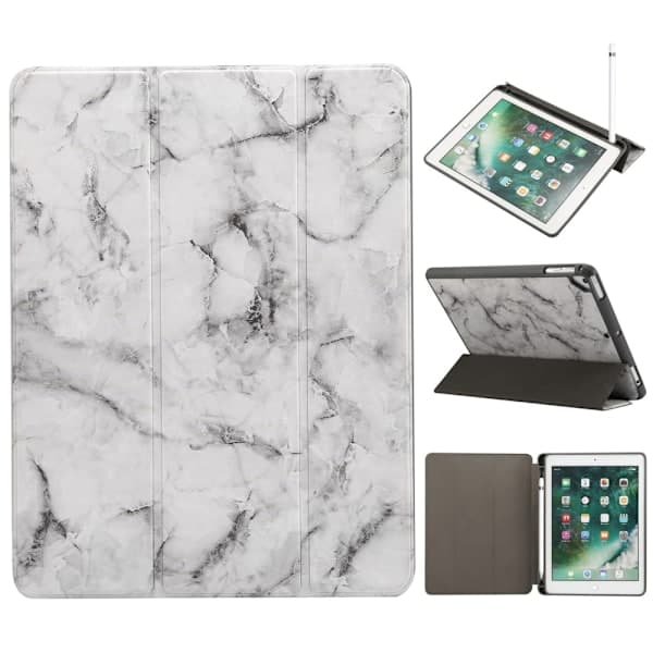 iPad Air / 9,7\" 2017/2018 / Pro 9,7\" 2016 - Marmor Tri-Fold Etui