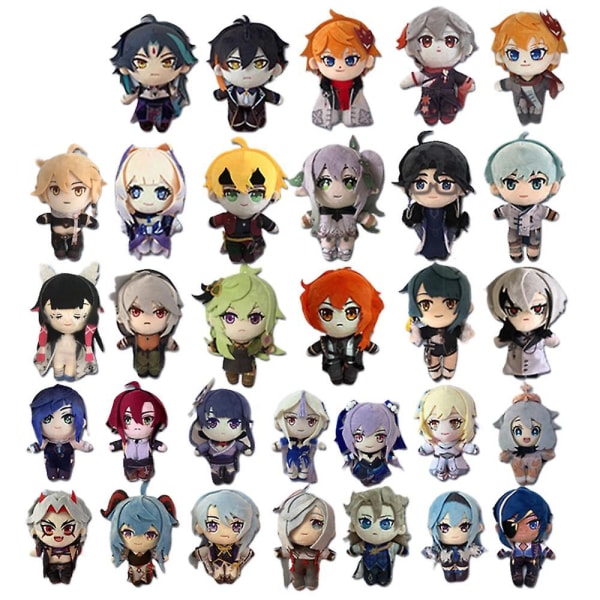 20 cm Genshiy Kaveh Plysch, Genshiy Plysch Fylld Anime Plyschdocka För Barn