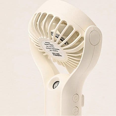 Bord-/rejseventilator, ideel til rejser og udendørs aktiviteter (pink)