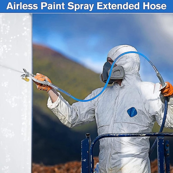 4 Ft Airless Paint Spray Jatkoletku, 3/16 tuuman painemaaliruiskutusletku, 3000 Flexible Exte