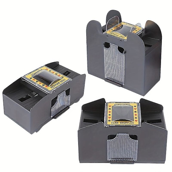 Uudet mallit Automaattinen Korttien Sekoittaja, Pokeri Korttien Sekoituskone, Pokeri Korttien Lautapeli Tarvikkeet, Joulu, Halloween, Kiitospäivä Lahja Automatic Card Shuffler 6pairs