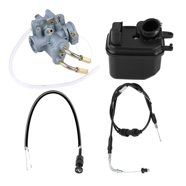 Yamaha Pw50 Karburator Med Luftfilterboks, Gaskabel Og Chokerkabel