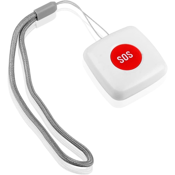 Trådløs Fjernkontroll Ringeknapp Sos/panikk-knapp Ambulansepersonsøker For Seng/stol/gulvmatte Fallalarm Pasient Eldre