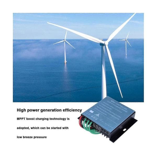 Vindmølle generator controller 12/24V 800W MPPT Vindladningscontroller Vindturbine Generator Controller