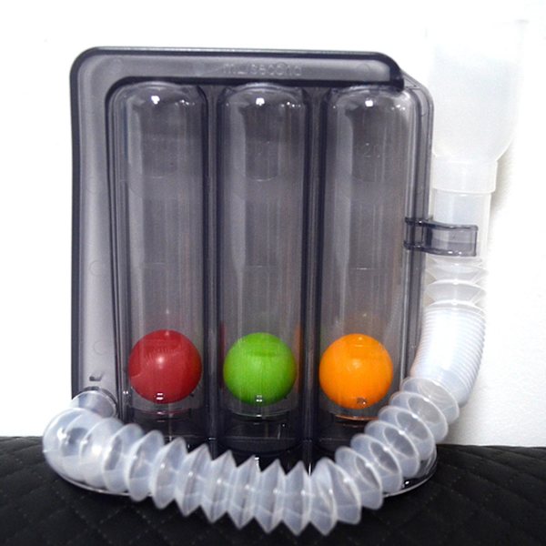 3-bolls Djupandningsövning Incentiv Spirometer Respiration