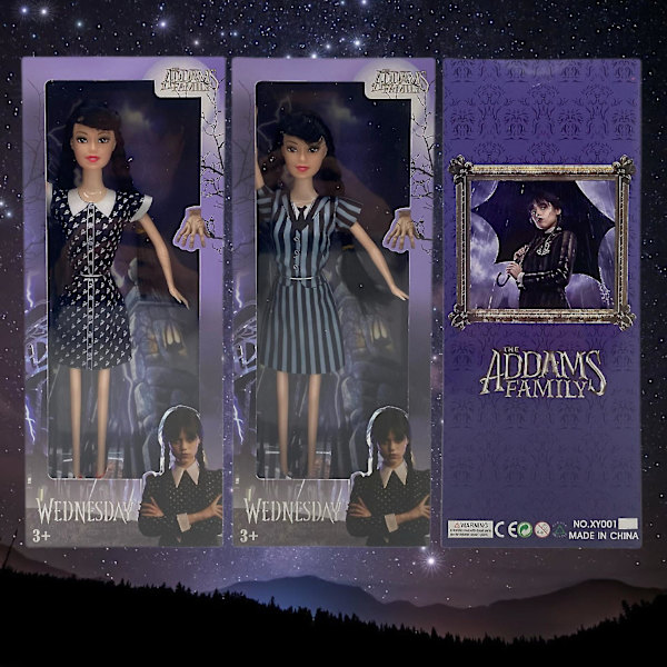 Gränsöverskridande Nya Utrikeshandel Leksaker En Docka Av Adams Wednesday Addams Dockfabrik Grossist