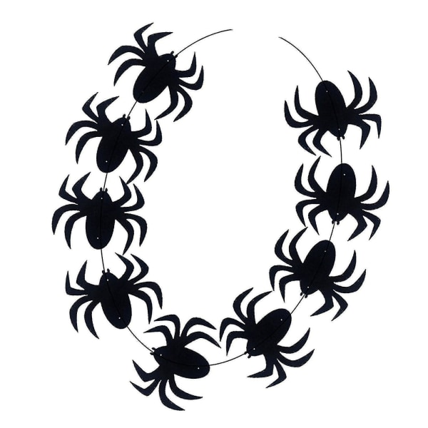 Gør-det-selv Halloween Spider Aktivitet Øjne Flagermus Flower Flag Party Dekoration