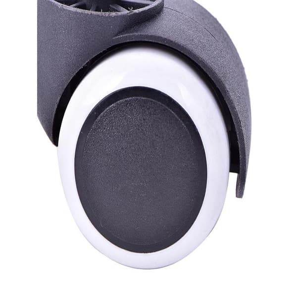 5-pak Hjul til Kontorstol - 11 mm Sort Black Svart